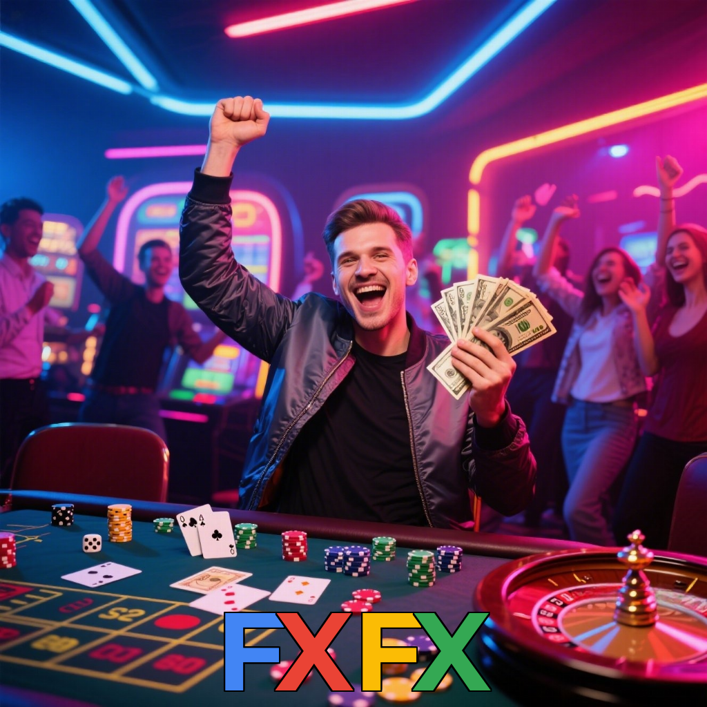 FXFX:Diversão total com blackjack, poker e apostas ao vivo no futebol!